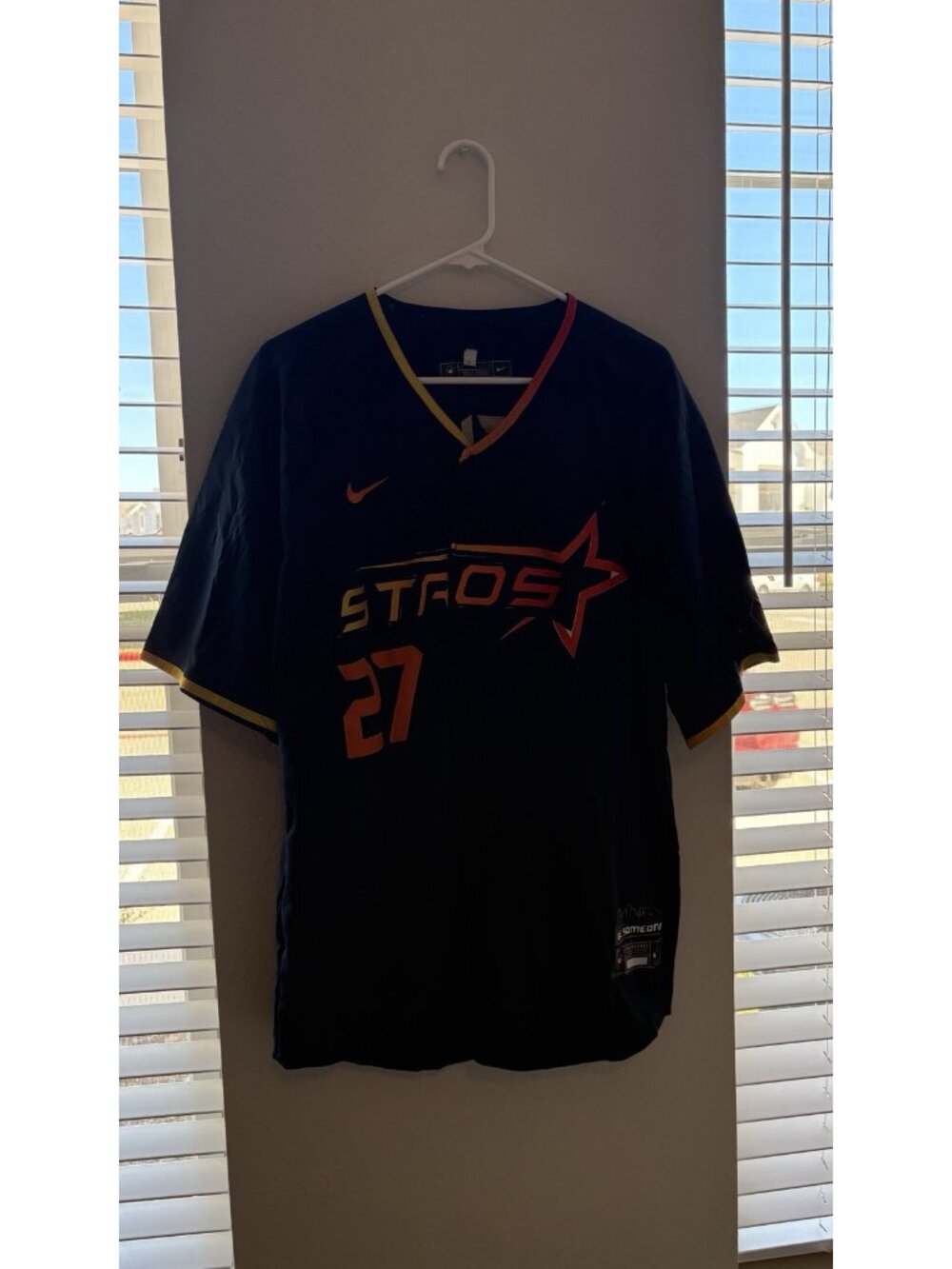 Connect City Stros Nike Jose Altuve #27 Houston Astros Jersey Size Large